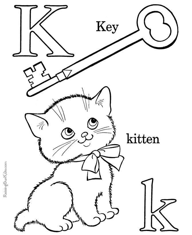 Alphabet Animal 34 Cool Coloring Page