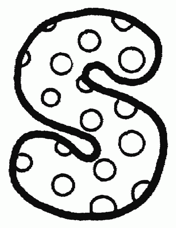 Dot Alphabet 10 Cool Coloring Page