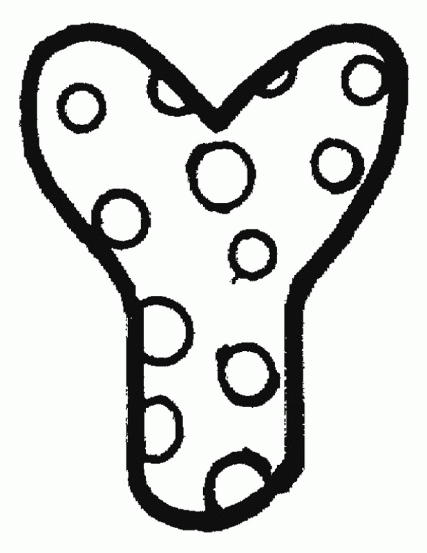 Dot Alphabet 8 Cool Coloring Page