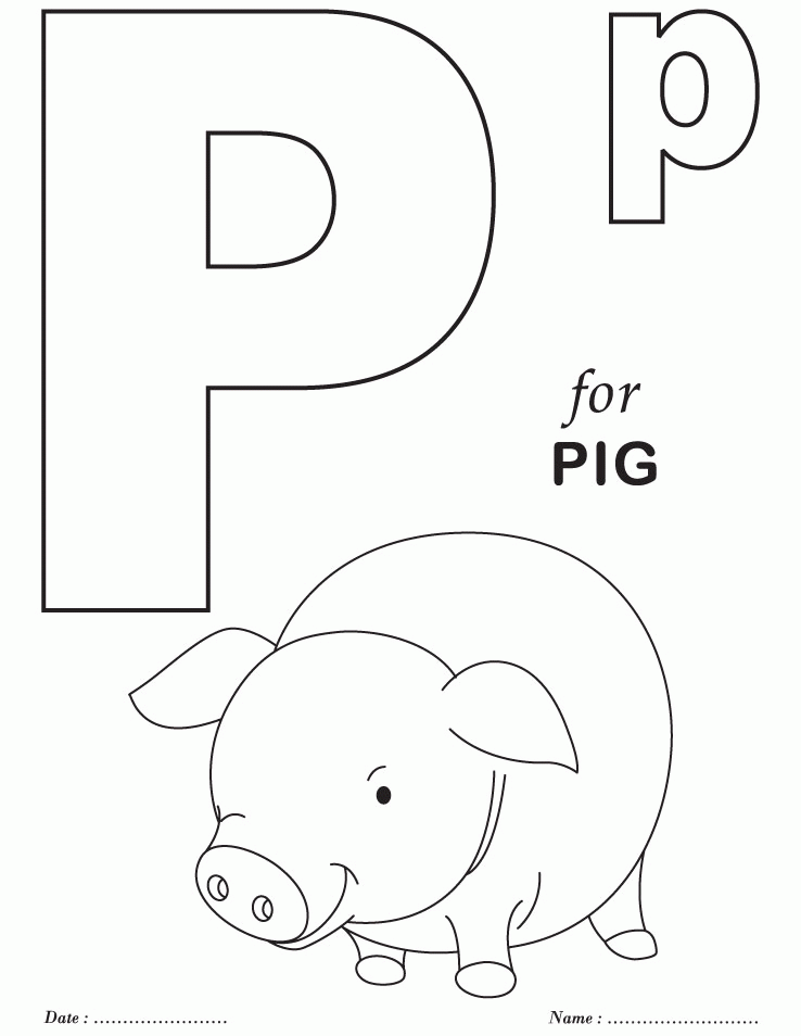 Cool Alphabet 18 Coloring Page