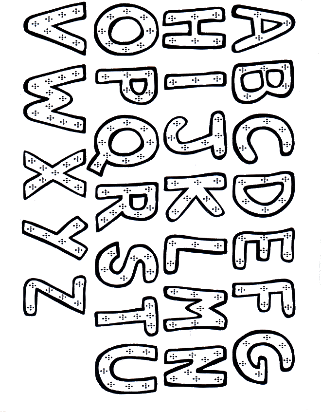 Alphabet 8 For Kids Coloring Page