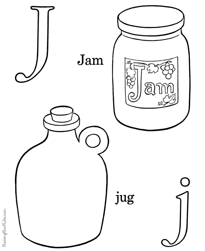 Alphabet 9 Cool Coloring Page