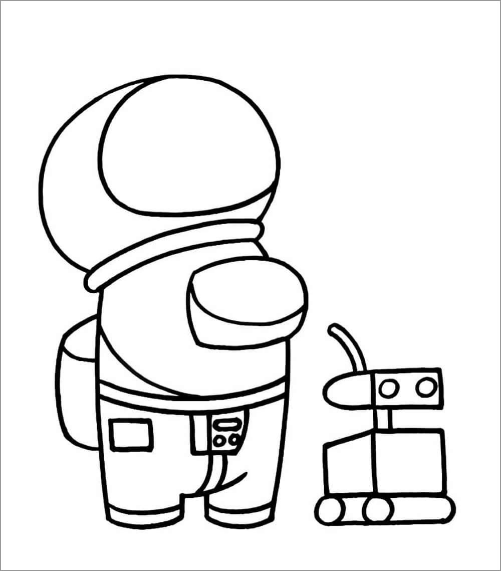 Among Us Coloring Pages   Coloring Cool