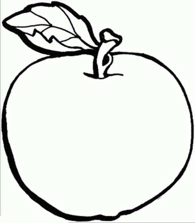 Apple Fruit 17 Cool Coloring Page