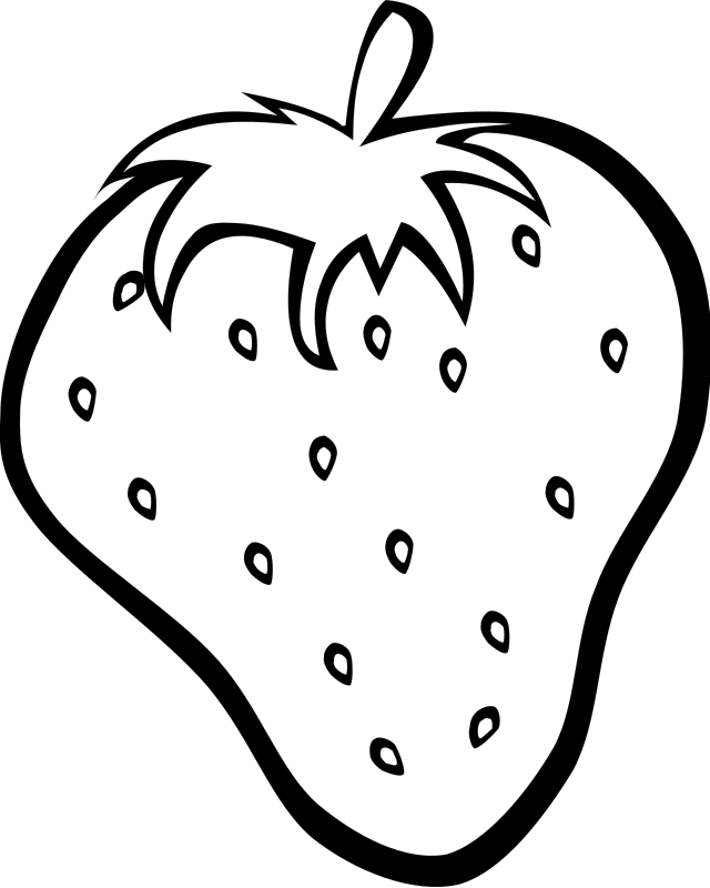 Cool Apple Fruit 18 Coloring Page