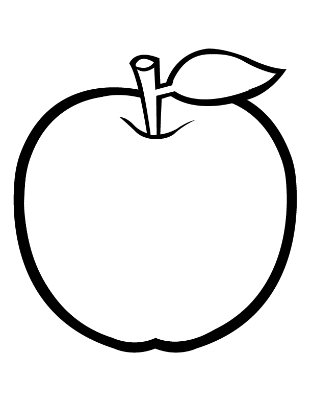 Apple Fruit 23 Cool Coloring Page
