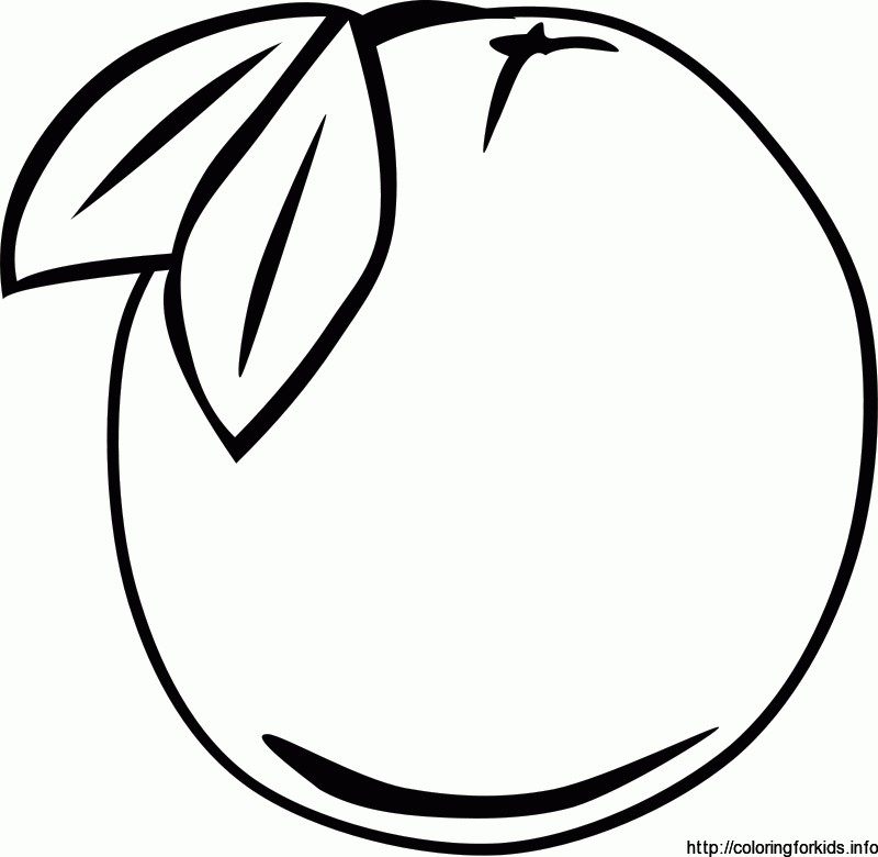 Cool Apple Fruit 30 Coloring Page