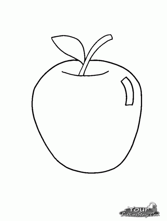 Apple Fruit 31 Cool Coloring Page