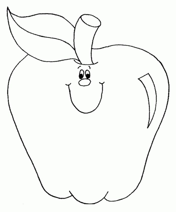 Apple Fruit 40 Cool Coloring Page