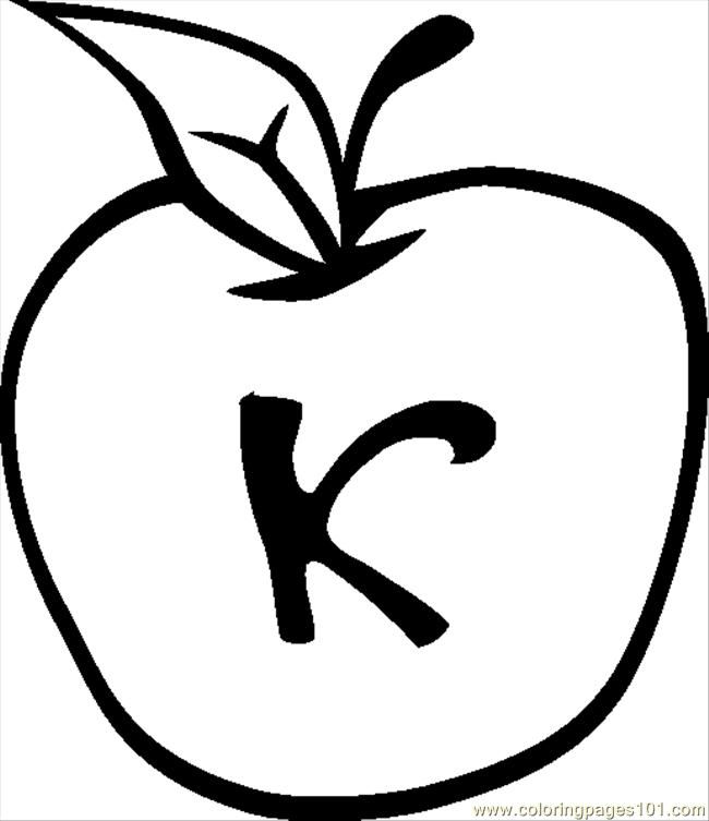 Apple Fruit 44 Cool Coloring Page
