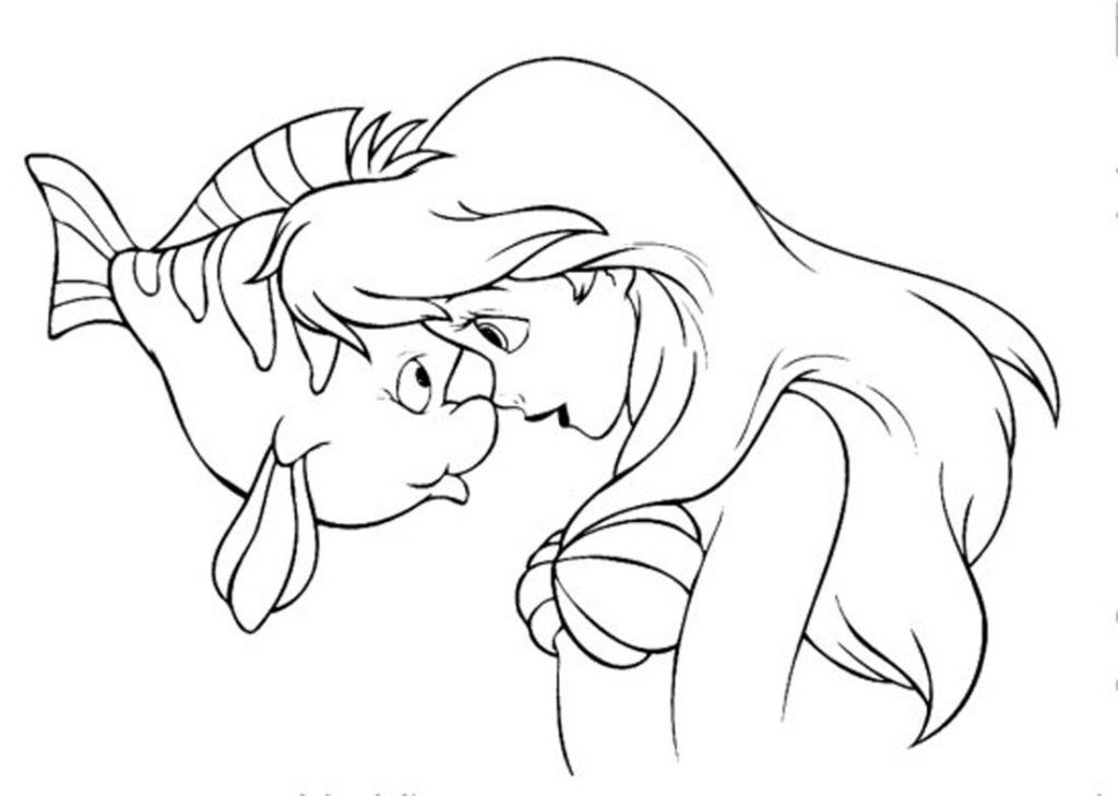 Cool Ariel The Mermaid 11 Coloring Page