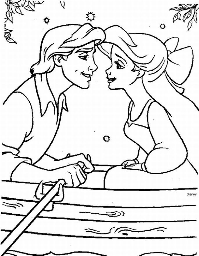 Ariel The Mermaid 16 Cool Coloring Page
