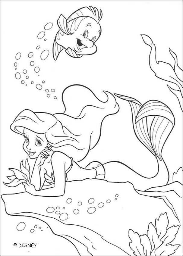 Cool Ariel The Mermaid 38 Coloring Page