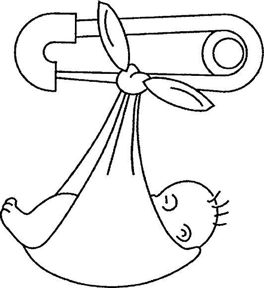 Baby Boy 17 Cool Coloring Page