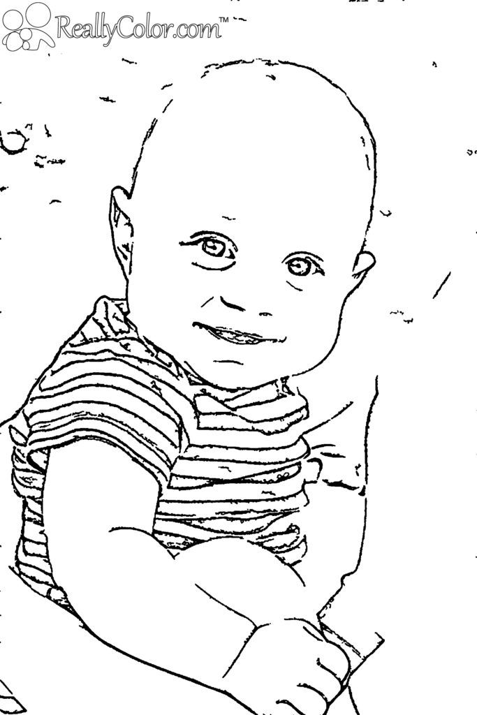 Baby Boy 20 For Kids Coloring Page