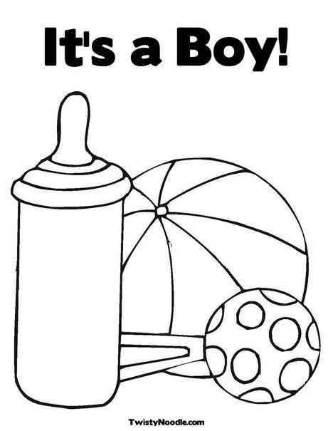 Baby Boy 24 For Kids Coloring Page