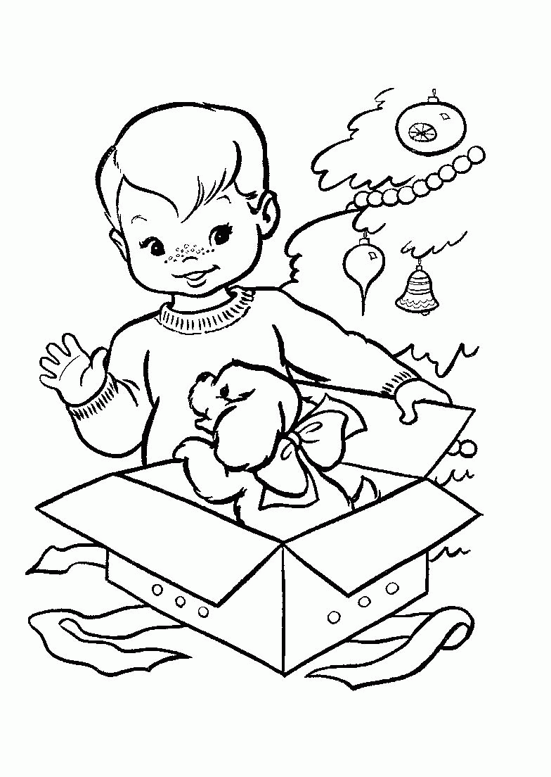 Baby Boy 29 Cool Coloring Page