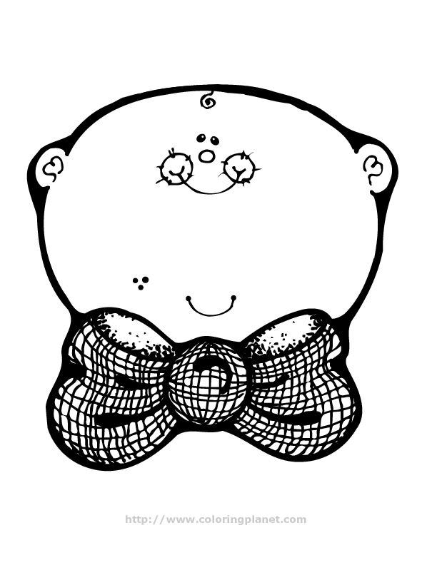 Baby Boy 3 Cool Coloring Page