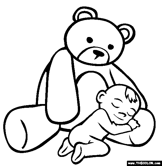 Baby Boy 31 Cool Coloring Page