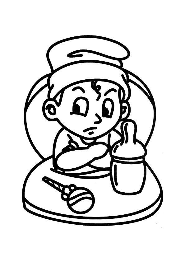 Baby Boy 33 Cool Coloring Page