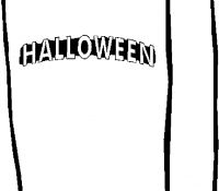 Halloween Bag Coloring Page Cool