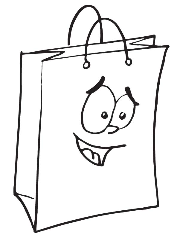 Very Cute Bag Coloring Page Cool Coloring Page