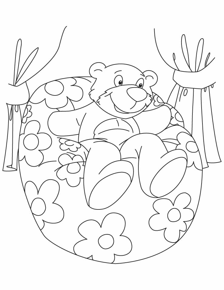 Nice Bear Coloring Cool Coloring Page