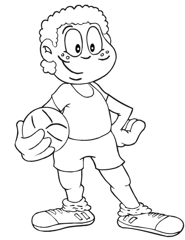 Ball 24 For Kids Coloring Page