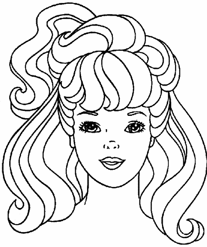 Barbie 10 For Kids Coloring Page