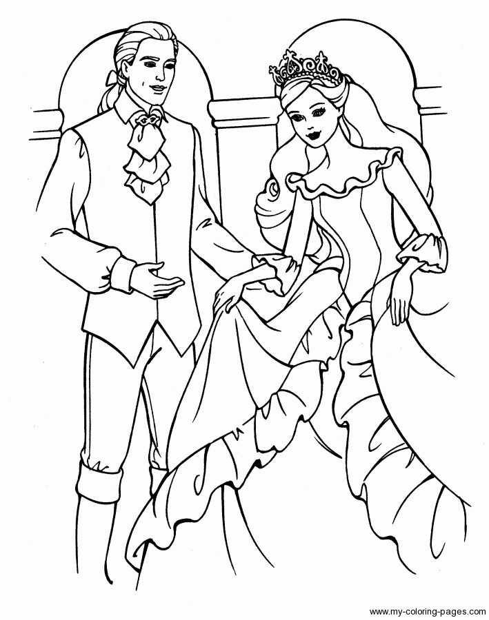 Barbie 2 For Kids Coloring Page