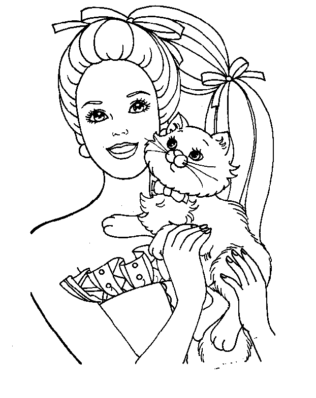 Barbie 31 Cool Coloring Page