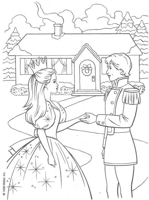 Barbie 35 Cool Coloring Page