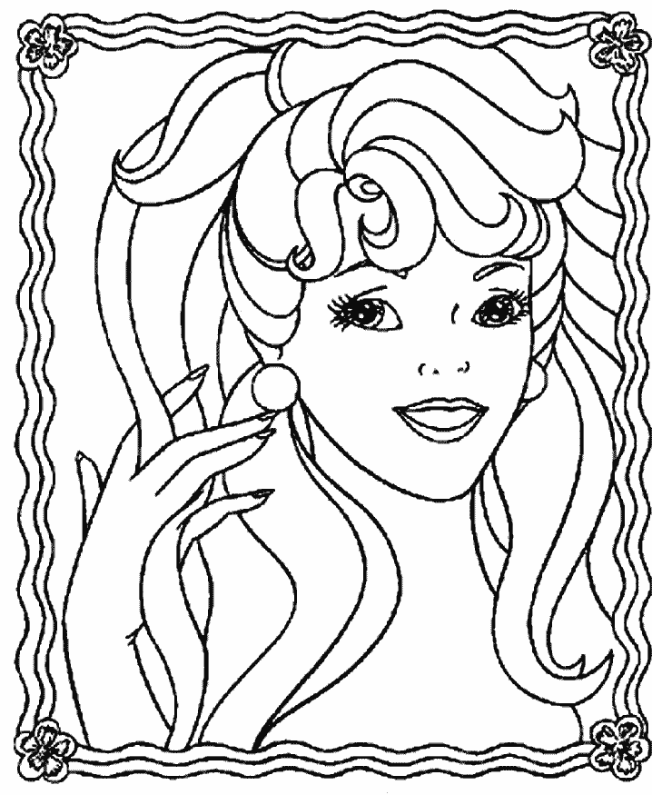 Barbie 38 For Kids Coloring Page