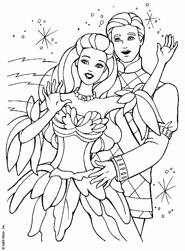 Barbie 39 Cool Coloring Page