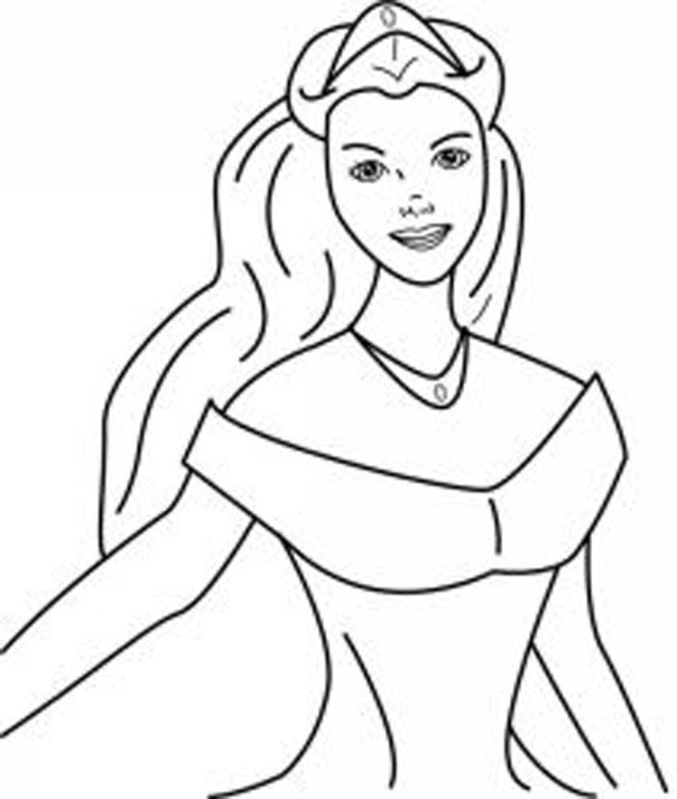 Barbie 44 Cool Coloring Page