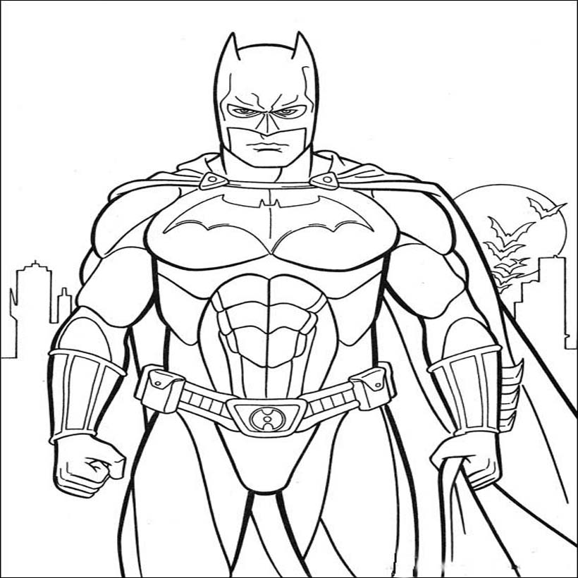 Batman Beyond Coloring Alone Cool Coloring Page