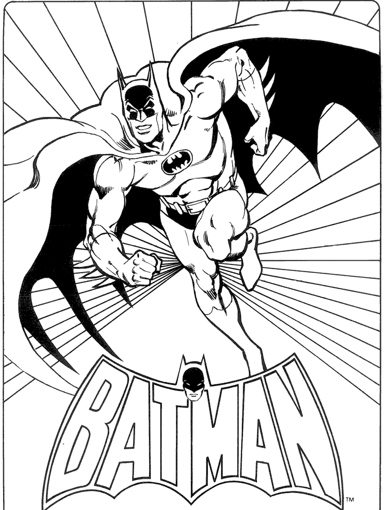 Cool Free Batman Beyond Run Coloring Page
