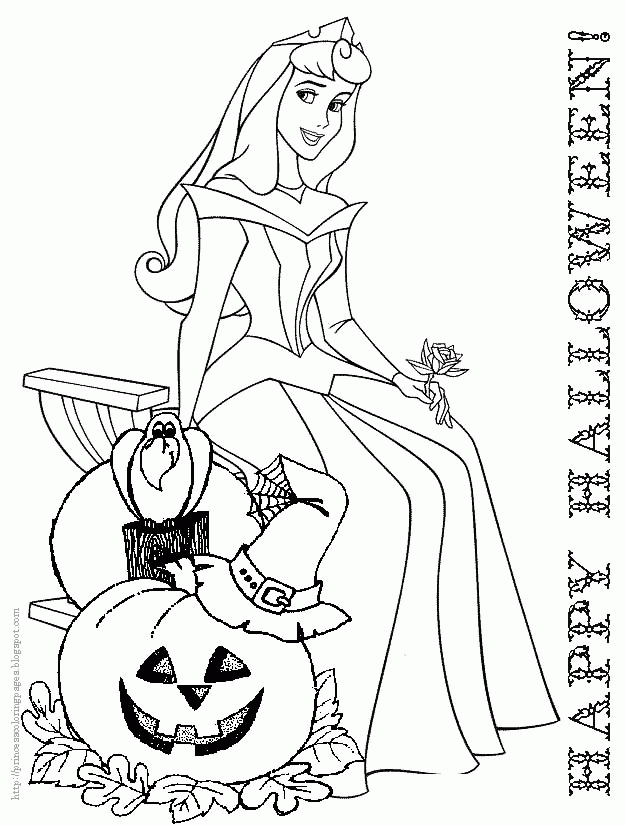 Happy Belle Princess Cool Coloring Page