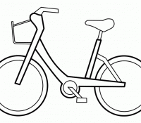 Bicycle Only Coloring Page Cool