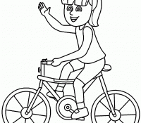 Say Hello On Bicycle For Kids