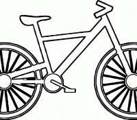 Nice Ride Bike Coloring Page For Everyone Cool