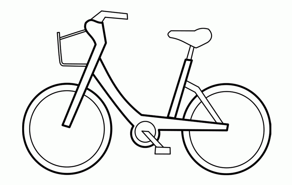 Bicycle Only Coloring Page Cool Coloring Page