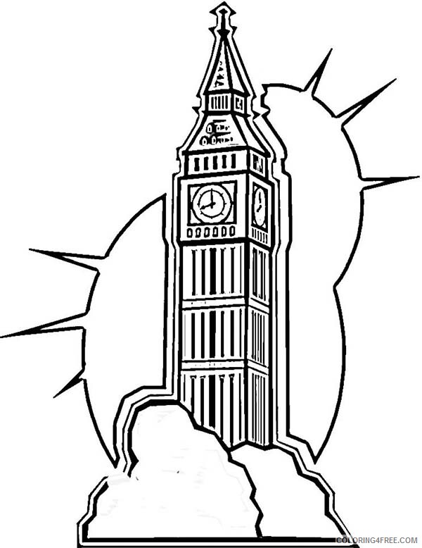 Big Ben 11 For Kids Coloring Page