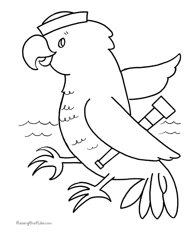 Bird 18 For Kids Coloring Page