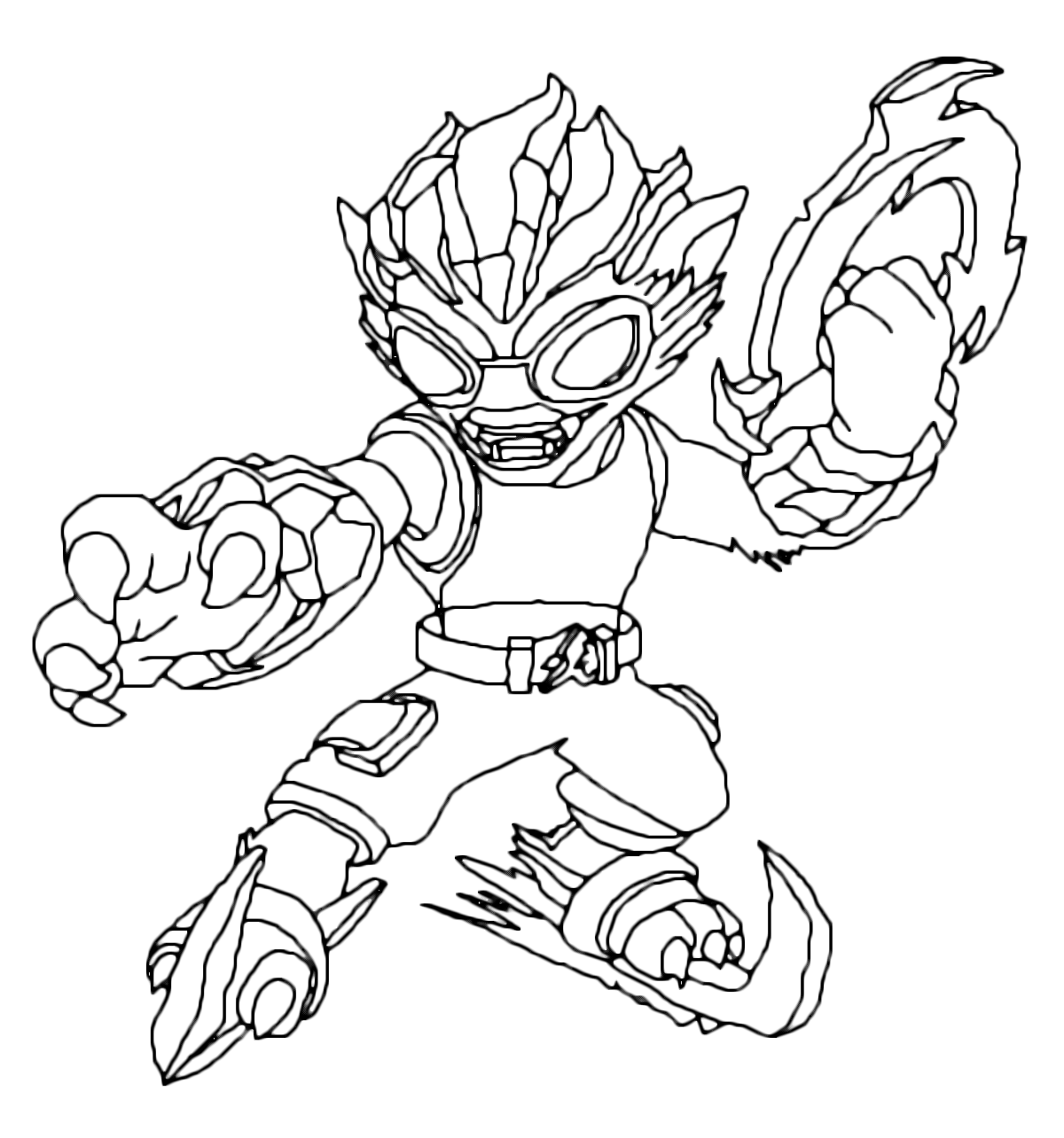 Printable Blade Cool Coloring Page
