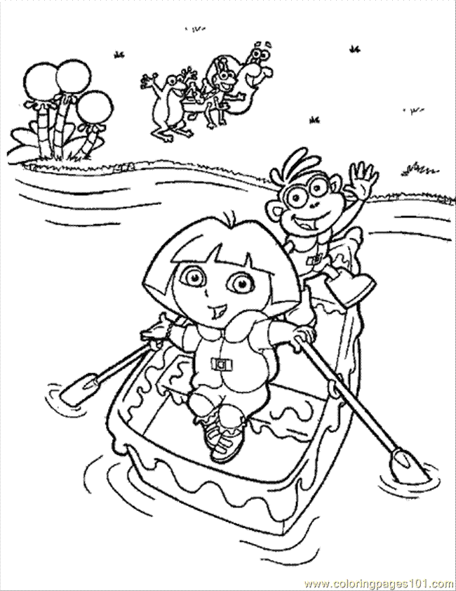 Boat 24 Cool Coloring Page