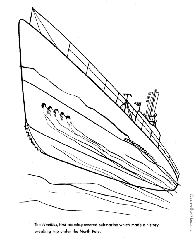 Boat 28 Cool Coloring Page