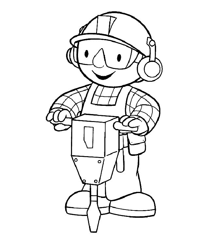 Bob The Builder 11 Cool Coloring Page