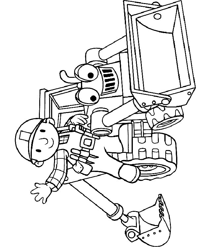 Bob The Builder 14 For Kids Coloring Page