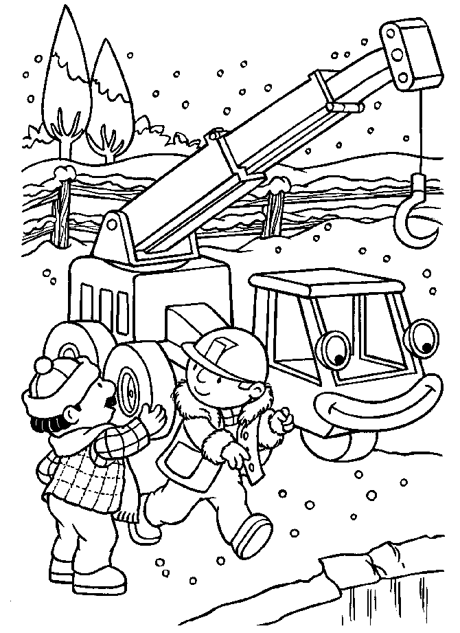 Bob The Builder 15 Cool Coloring Page